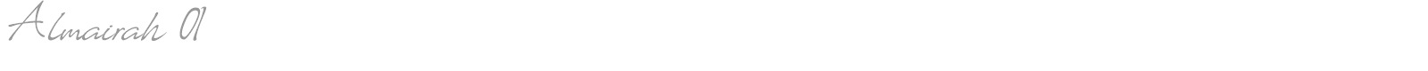 Almairah font preview